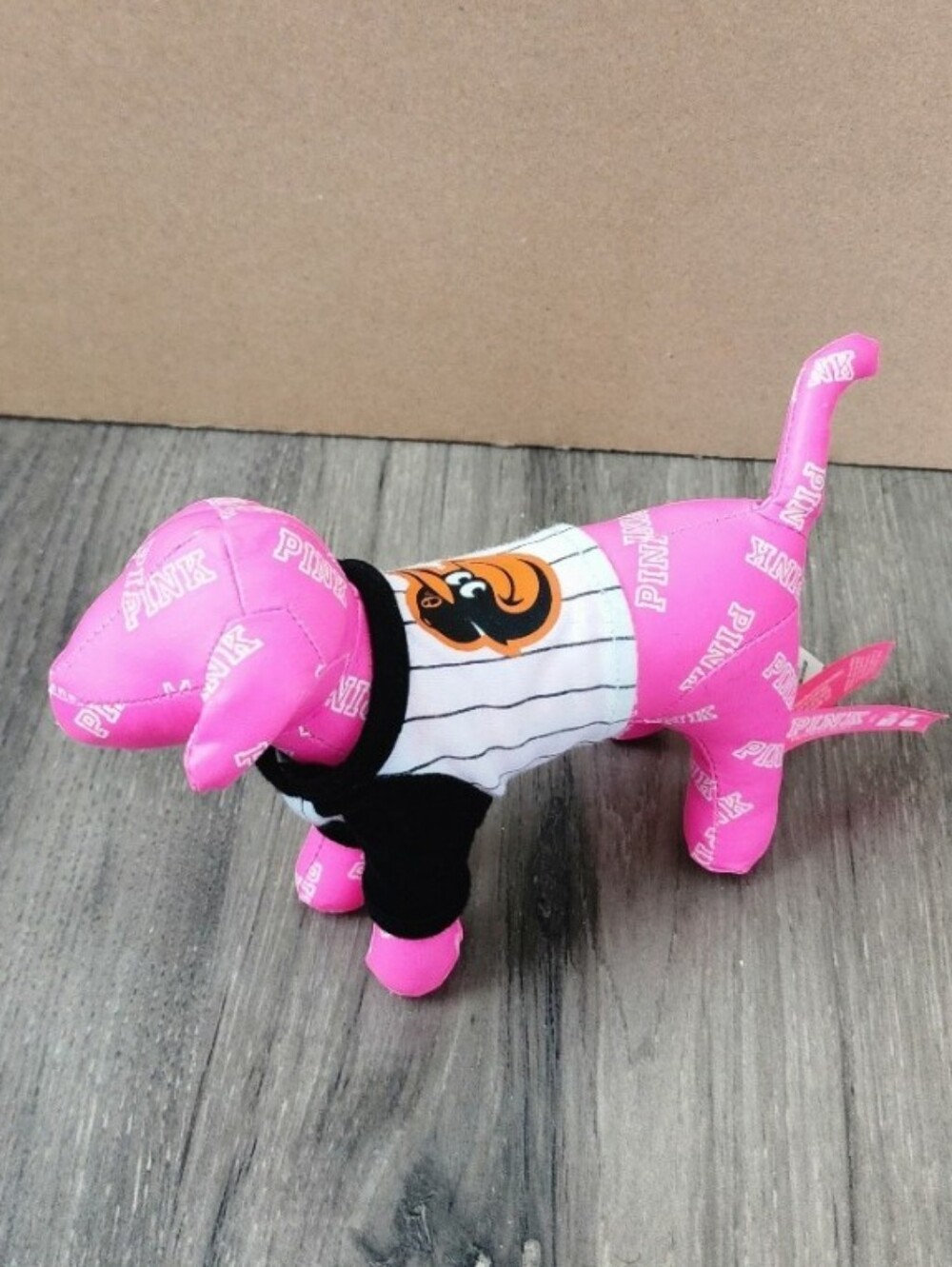 Victoria's Secret pink baltimore orioles dog